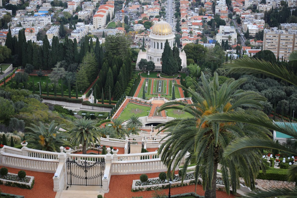 Bahai Shrine and Gardens in Haifa, Israel