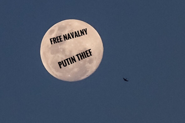 Moon: Free Navalny, Putin Thief